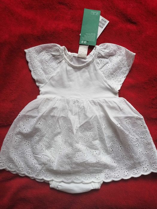 Sukieneczka z Body dziewczęca 68cm. Piekne