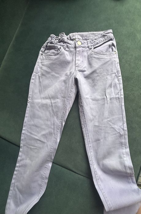 Spodnie dziewczece 146/152 2 szt