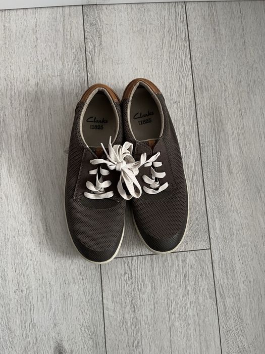 Półbuty clarks Mapped Edge Brązowy rozmiar 42, wkladka 27