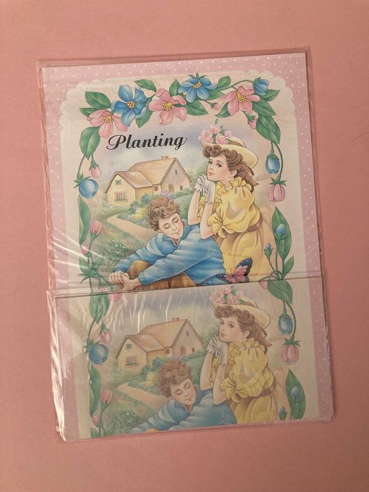 Conjuntos Papéis de Carta Perfumados Anos 80 muito bonitos