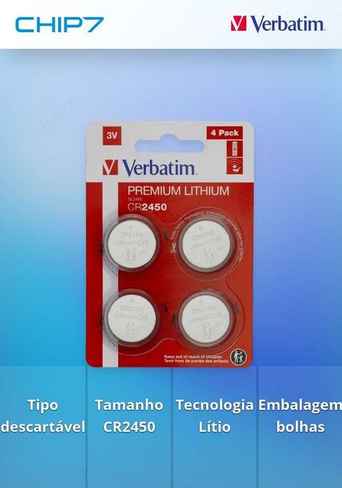 Батарейка CR2450 "Verbatim"