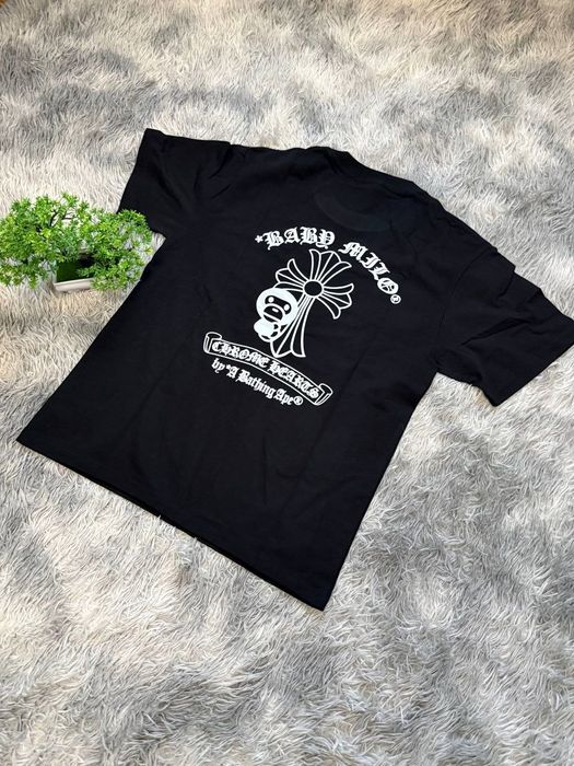 Футболка bape x chrome hearts