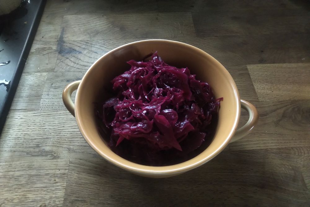 Kapusta czerwona kiszona 1kg
