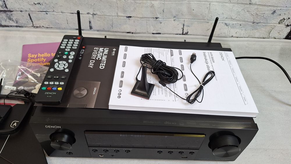 5.2 Denon AVR-S660 8K  Wifi Bt Heos Vision Earc Net radio ARC