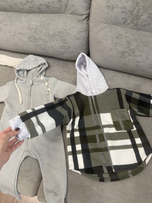 Флісовий ромбер/кофтинка h&m