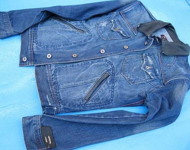 SKÓRA kurtka KATANA bluza DIESEL koszula M/L levis LEE