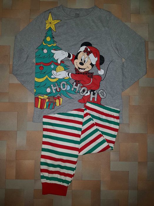 Новогодний комплект Микки Маус, пижама Disney 9-10 лет 140 см унисекс