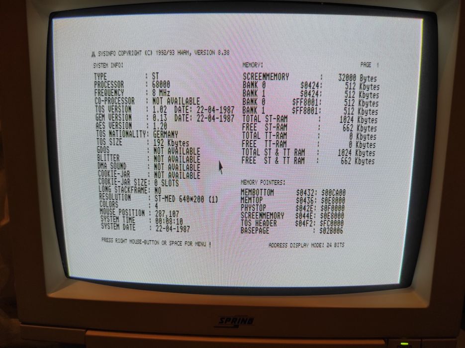 Atari 1040 STFM 1MB