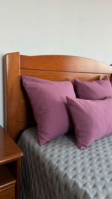 CONJUNTO Cama Solteiro + Mesa de Cabeceira