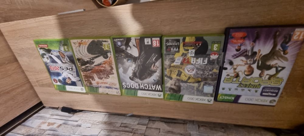 Xbox 360 + kinect i 5 gier