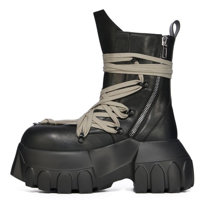 Rick Owens Mega Tractor Megalace boots