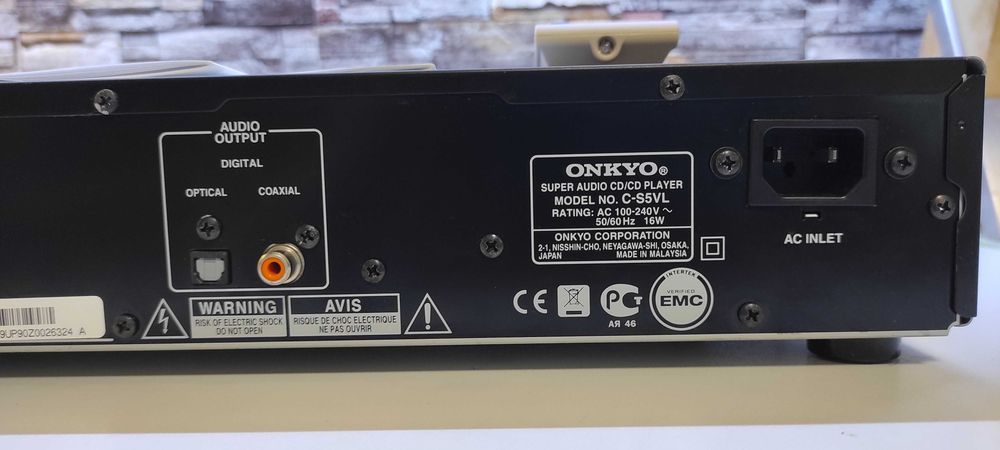 ONKYO C-S5VL Super AudioCD Player официал цена эквив. $390