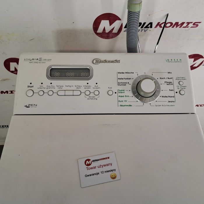 Pralka Bauknecht WAT UNIQ 65 AAA [12m-cy gwar] A+++/6,5kg/1200obr