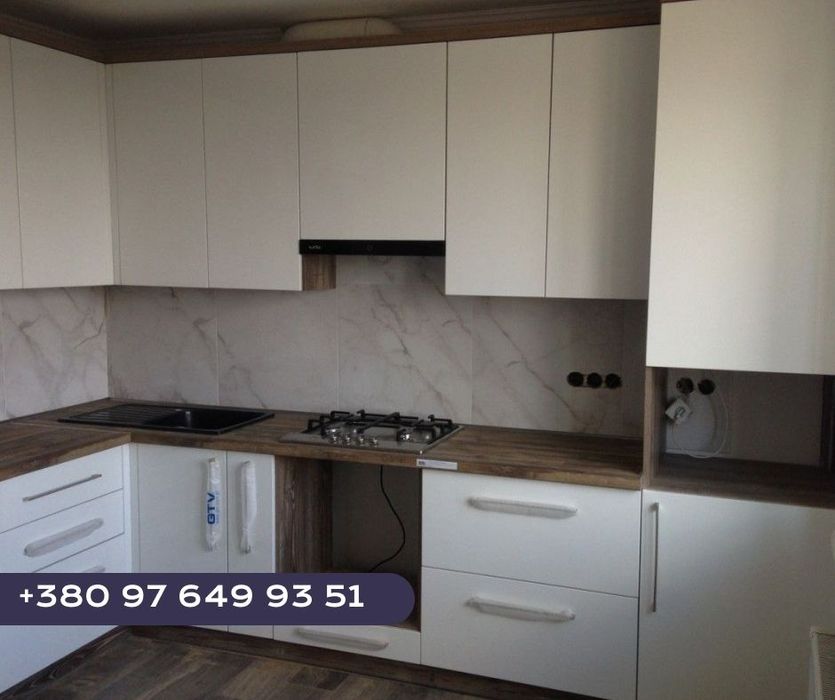 Кухня на замовлення. Стіл, шафа, стільниці. Кухня під ключ