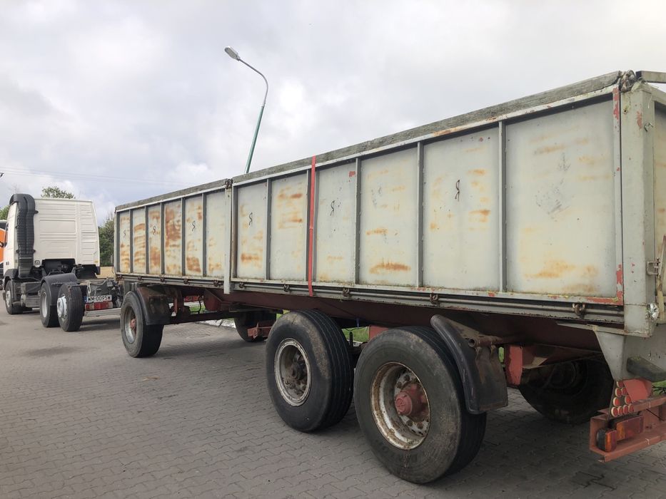 Przyczepa ciezarowa rolnicza RESOR platforma zboza siana bel slomy