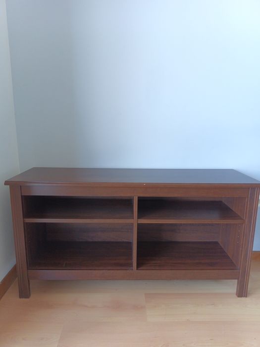 Móvel / Bancada de TV IKEA BRUSALI (Castanho Escuro) - Excelente Estado