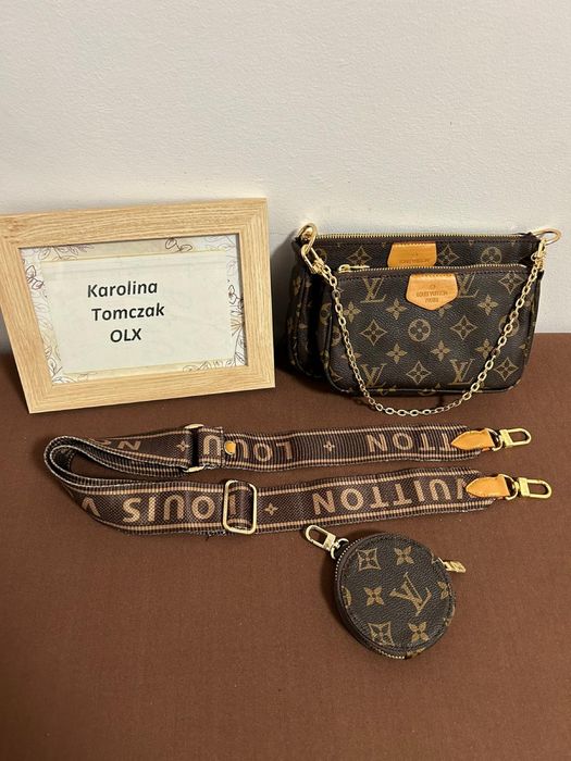 Torebka listonoszka louis vuitton skora