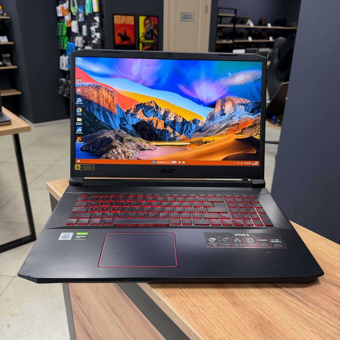 Ігровий Acer Nitro 17.3" - FullHD, PS/i5 10300H/GTX 1650 Ti 4 GB/16 GB