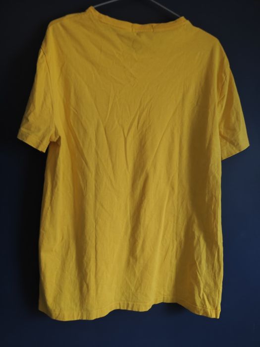 Koszulka męska Polo RL żółta rozmiar L slim fit