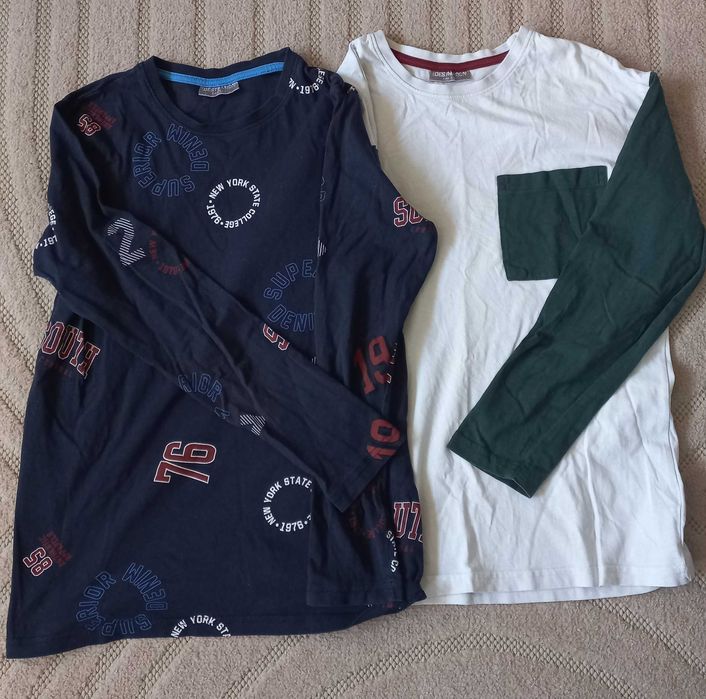 Paka koszulek z długim rękawem dla chłopca 146/152