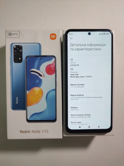 Xiaomi redmi note 11s, 6/128Gb, NFC