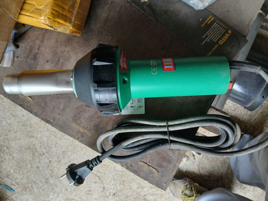 Máquina de Solda Plástica com Pistola de Ar Quente para PVC, HDPE, TPO, EVA