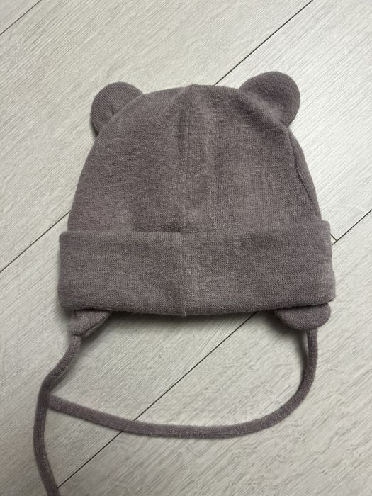 Зимова шапка на флісі, снуд, шарф  3-4 р (52 см) з вушками