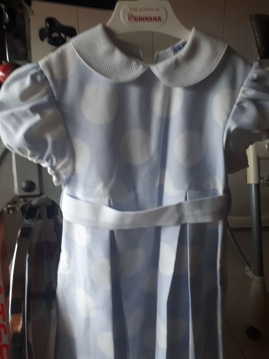 Vestido com etiqueta da piratas e bailarinas 6 anos