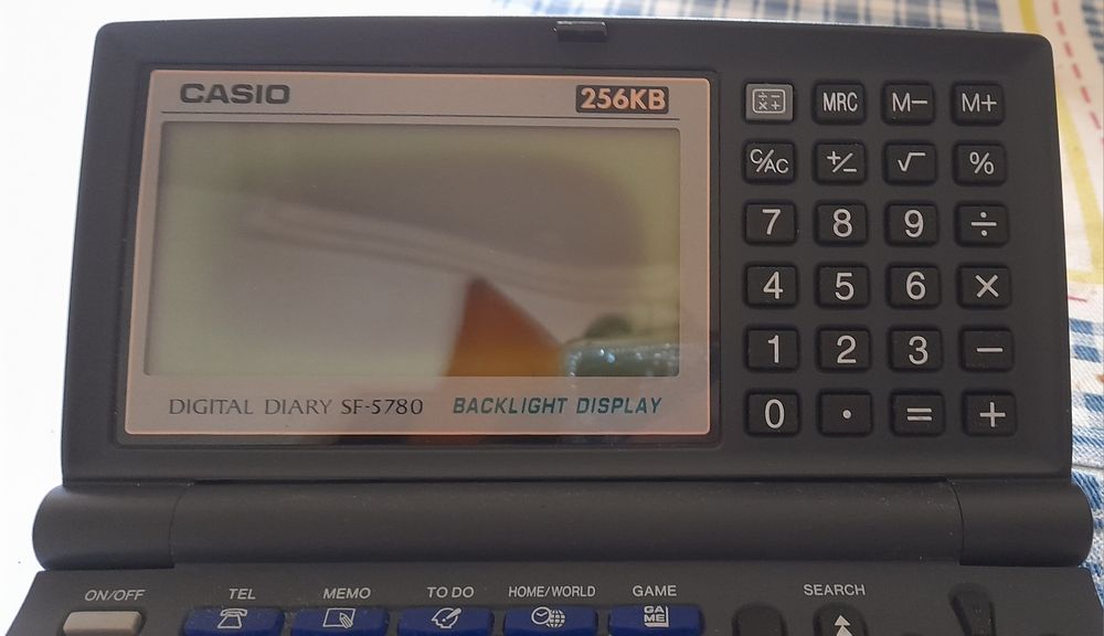 Agenda Casio SF-5780 para PEÇAS - ÚLTIMOS DIAS