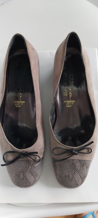 Czółenka 39,5 włoskie 40 skóra naturalna zdrowotne