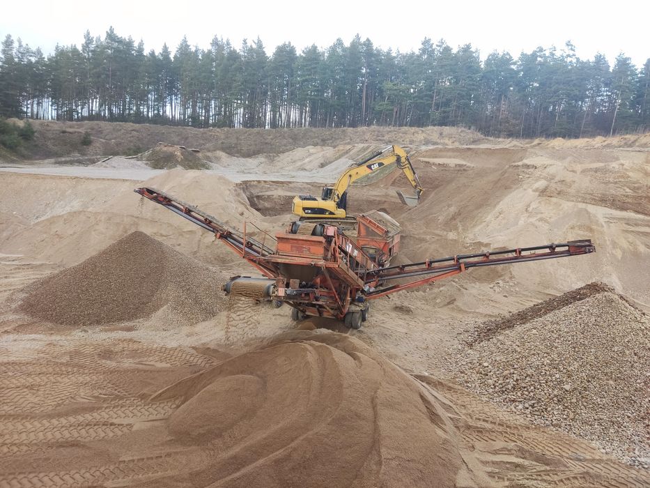 Żwir,piasek. kamień ziemia Giżycko , Żwirownia Giżycko