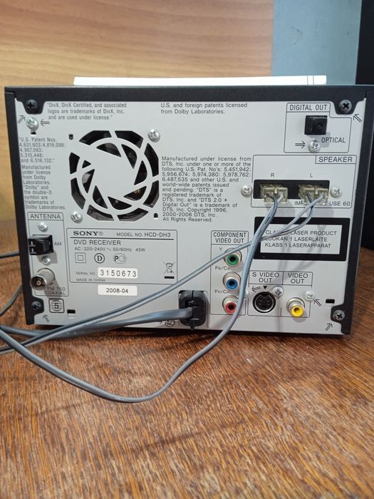 Муз центр Sony HCD-DH3  Hi Fi. DVD.