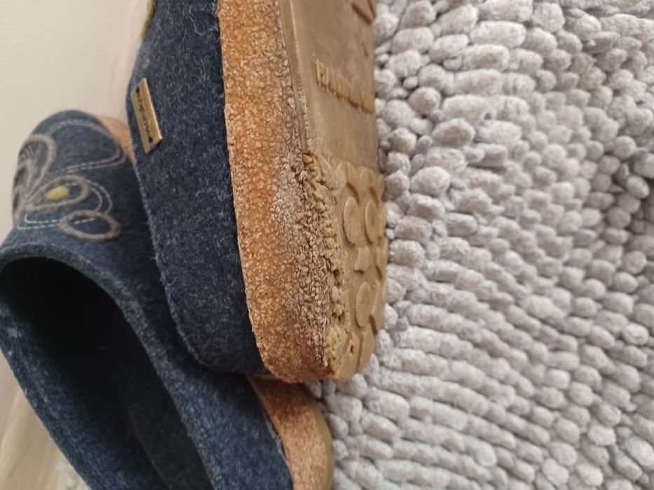 Wełniane kapcie damskie rozm 40 Haflinger