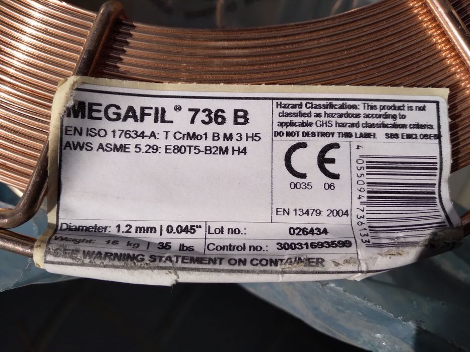 Drut spawalniczy 1,2 mm 16 kg