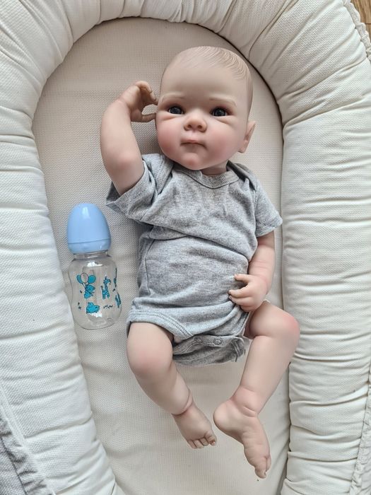 Lalka Nowa Reborn niemowlę bobas dzidziuś realistyczna winyl