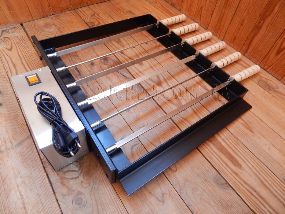 Grill z mechanizmem obrotowy - grill do szaszłyków - Mangal