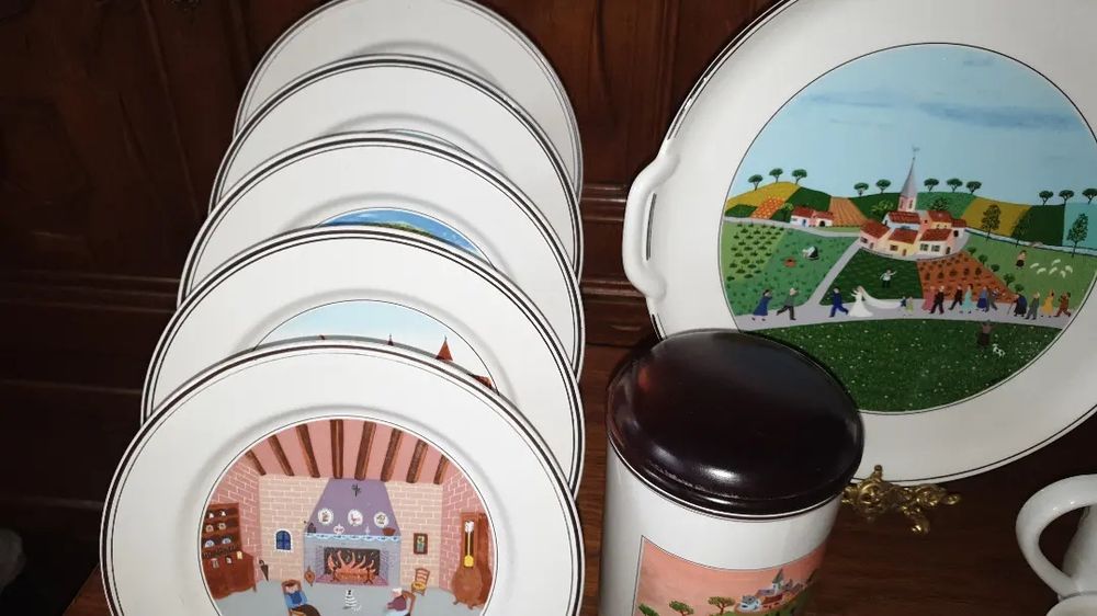 Гарний сервіз Villeroy&Boch Naif. Поштучно та сервізом.