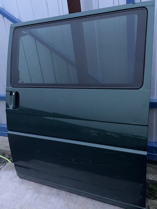 Drzwi lewe boczne suwane vw t4 szyba as3