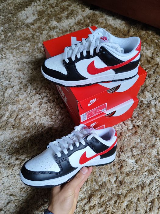 Nike Dunk Low Red Swoosh Panda 38,5