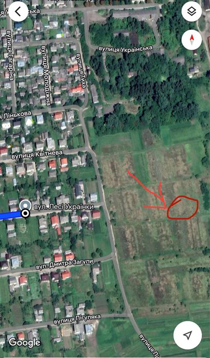 Продається земельна ділянка під будівництво в м.Кіцмань
