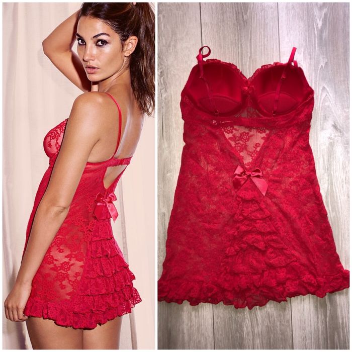 Victorias Secret baby doll комбинация эротическое белье платье