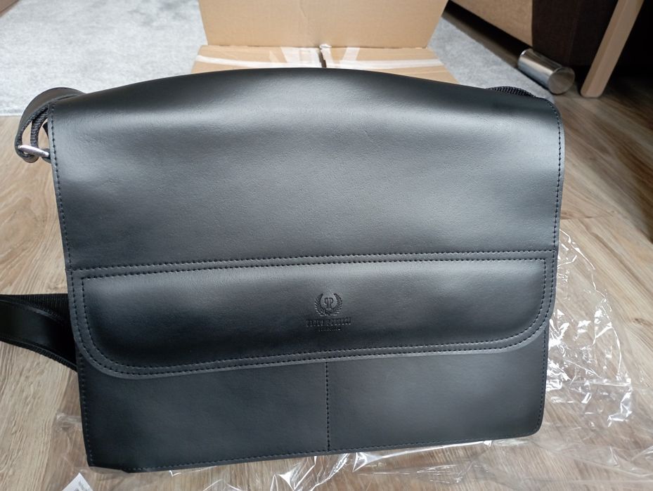 Męska Torba na Ramię Paolo Peruzzi S-38-BL