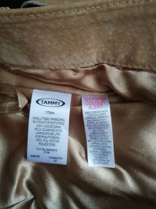 Skórzana spódnica Tammy na 170 cm