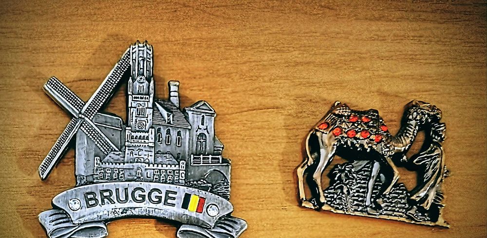 Магніти на холодильник металеві