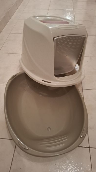 Casa de banho para gato pequeno/médio