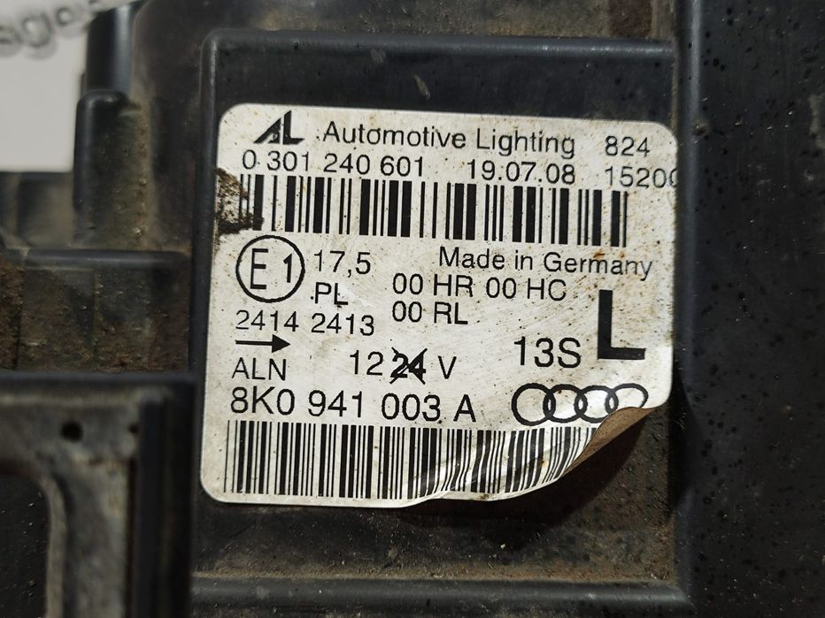 Otica Farol Frente Frontal Esquerda Original Audi A4 B8 Pre Facelift