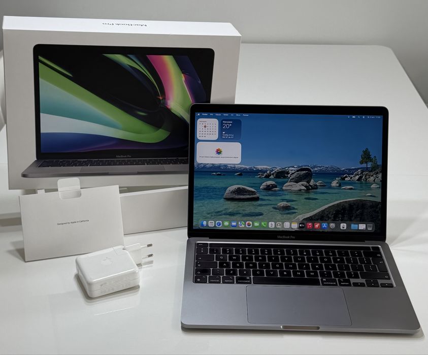 Apple MacBook Pro 13 M1 / 8 GB RAM / 256 GB SSD / Bateria 85%  / Stan BDB / Komplet / Ładowarka