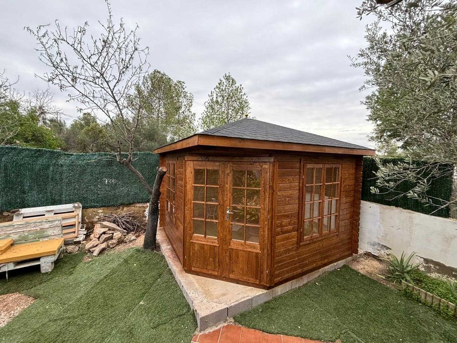 Casa de Madeira para jardim - Modelo ARUBA 11m2