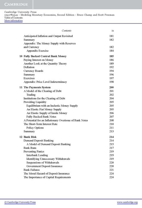 Modeling Monetary Economies: Champ, Bruce/ Freeman, Scott 2nd edition