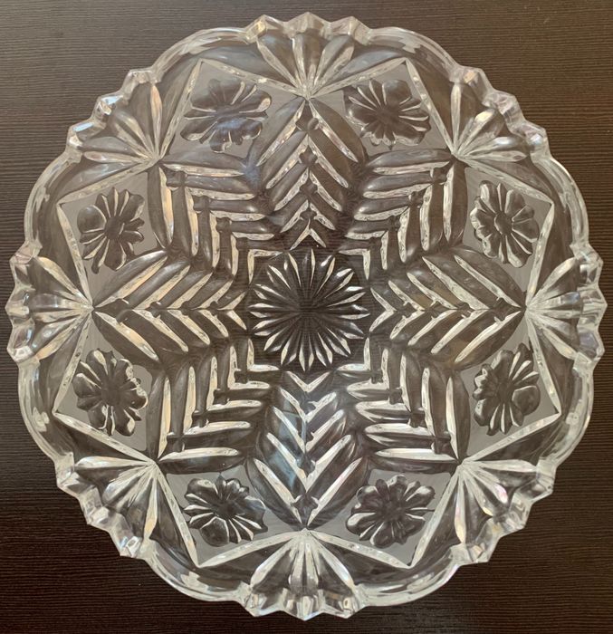 Хрусталь ваза конфетница фруктовница салатница